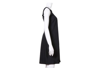 Lot 149 - Miu Miu Black Poplin Pleat Sundress - Size 38
