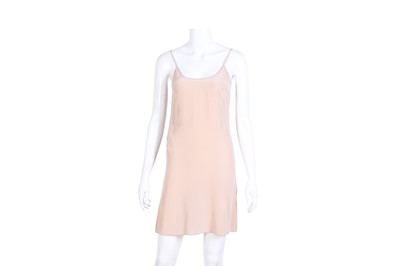 Lot 28 - Miu Miu Blush Silk Slip Dress - Size 36
