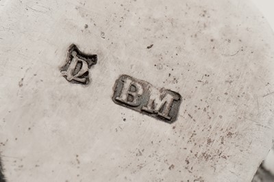 Lot 79 - A late 19th century German sterling silver shoe box, Hanau by Neresheimer, import marks for Chester 1898 by Berthold Muller