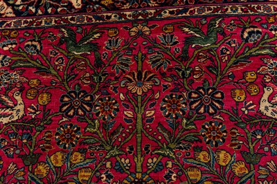 Lot 58 - A FINE MESHED RUG, NORTH-EAST PERSIA