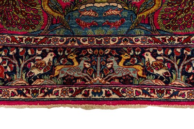 Lot 58 - A FINE MESHED RUG, NORTH-EAST PERSIA