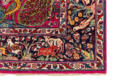 Lot 58 - A FINE MESHED RUG, NORTH-EAST PERSIA