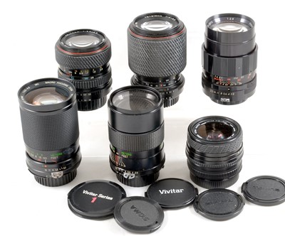 Lot 231 - Group of Nikon Fit Manual Focus Lenses.