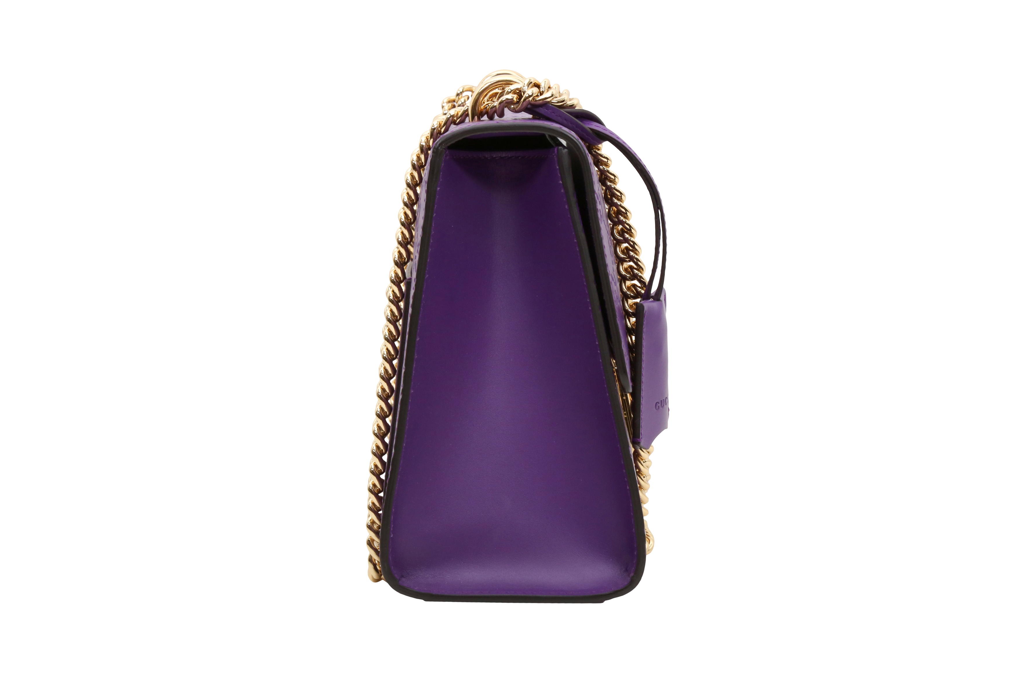 Lot 56 Gucci Purple Guccissima Medium Padlock