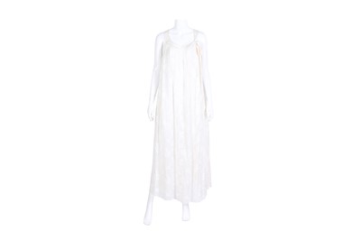 Lot 518 - Eres Ivory Silk Resort Maxi Dress - Size M/L