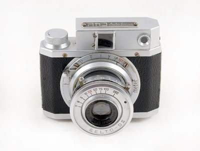 Lot 307 - An Uncommon Gelto D II(?) Camera with Rare Rangefinder Conversion*.