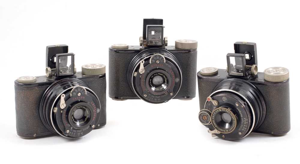 Lot 47 - Group of Three Nagel Ranca 127 Format Cameras.