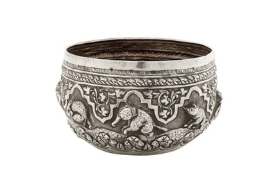 Lot 148 - An early 20th century Burmese silver bowl, lower Burma circa 1930