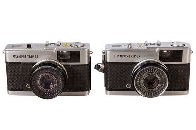 Lot 1042 - A Pair of Olympus Trip 35mm Compact Cameras