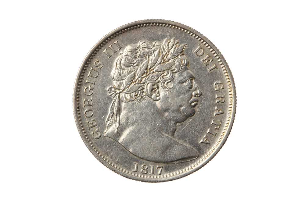 Lot 19 - GEORGE III (1760 - 1820), 1817 HALFCROWN.