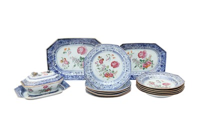 Lot 455 - A GROUP OF CHINESE EXPORT FAMILLE-ROSE WARES