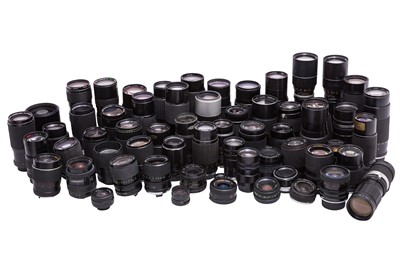 Lot 81 - A Box of Miscellaneous Camera Lenses