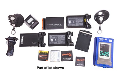 Lot 187 - A Hasselblad A70 Film Back & other Medium Format Accessories.