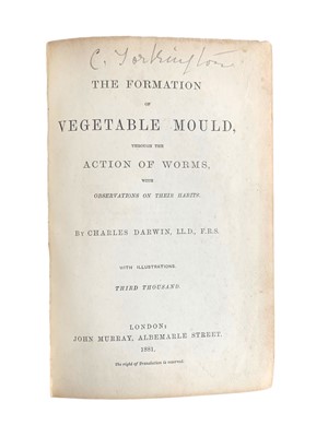 Lot 114 - Darwin. Origin of Species, 6th ed. 1872