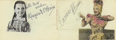 Lot 79 - Autograph Album.- Incl. Ingrid Bergman