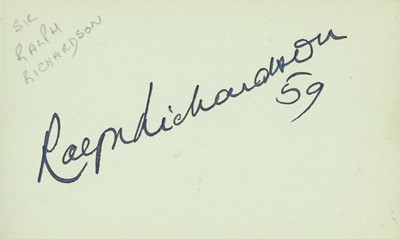 Lot 87 - Autograph Album.- Vintage Actors