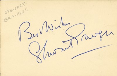 Lot 87 - Autograph Album.- Vintage Actors