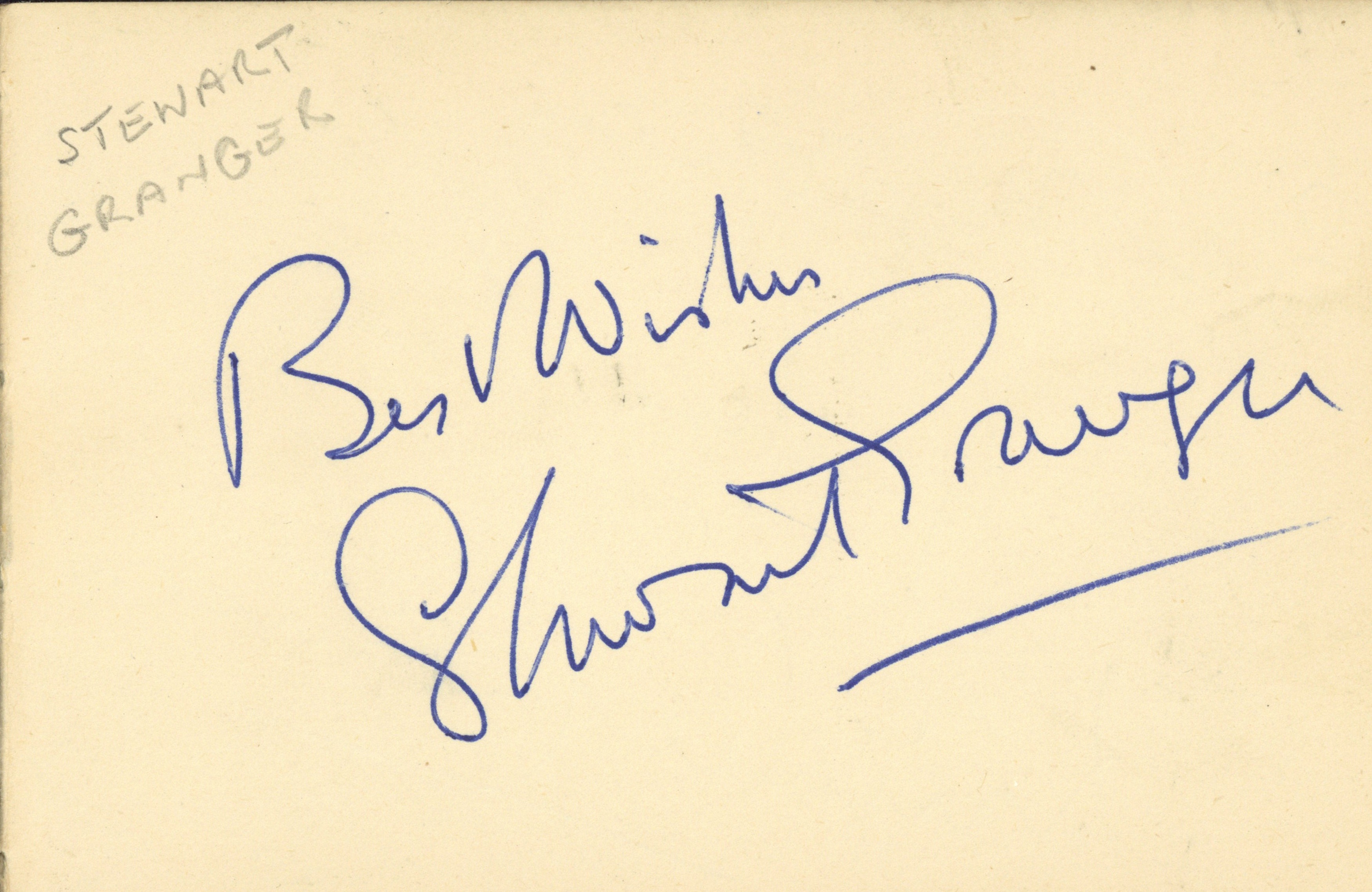 Lot 87 - Autograph Album.- Vintage Actors
