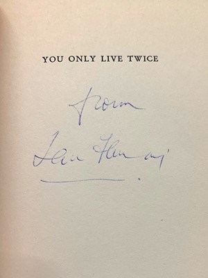Lot Ian Fleming, You Only Live Twice, presentation copy inscribed by the author