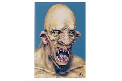 Lot 316 - Richard Counsell (b.1968): 3D Lenticular Print - Lord of the Rings Style Orc.