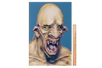Lot 316 - Richard Counsell (b.1968): 3D Lenticular Print - Lord of the Rings Style Orc.
