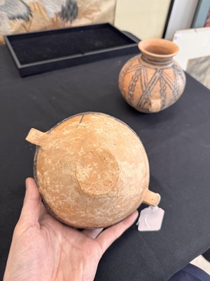 Lot 276 - TWO NEOLITHIC PAINTED POTTERY JARS