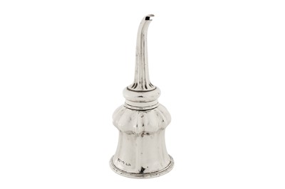 Lot 330 - A Victorian sterling silver wine funnel, London 1853 by George Richards Elkington