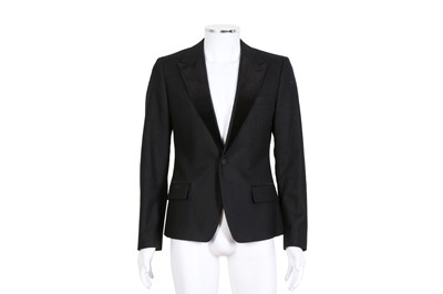 Lot 155 - Dolce & Gabbana Men's Black Wool Evening Jacket - Size 48