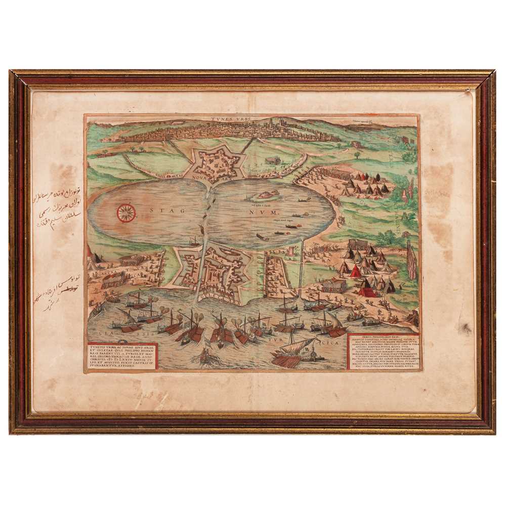 Lot 82 - Braun & Hogenberg, Tunis, with Ottoman inscriptions