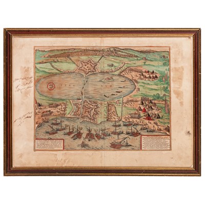 Lot 82 - Braun & Hogenberg, Tunis, with Ottoman inscriptions