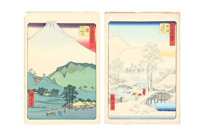 Lot 362 - AFTER UTAGAWA HIROSHIGE (1797 - 1858)