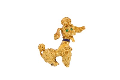 Lot 231 - UNO A ERRE Ι A POODLE BROOCH