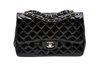 Lot 465 - Chanel Black Jumbo Classic Double Flap Bag