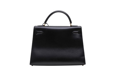 Lot 414 - Hermes Black Box Kelly Sellier 32