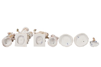 Lot 196 - A GROUP OF GERMAN PORCELAIN FIGURES