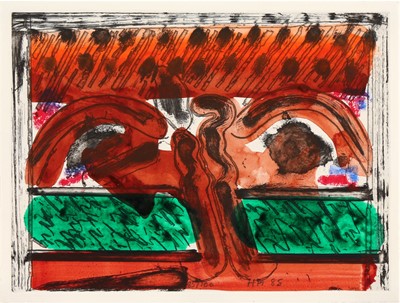 Lot 87 - SIR HOWARD HODGKIN CH CBE (BRITISH 1932-2017)