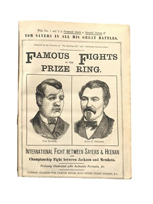 Lot 33 - Boxing. Famous Fights in the Prize Ring, a periodical 1883