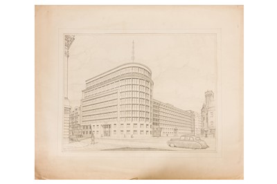Lot 199 - Archive of architect Ivor Herne, works in India, architectural illustrations, plans, stage designs and sketches etc