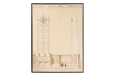 Lot 199 - Archive of architect Ivor Herne, works in India, architectural illustrations, plans, stage designs and sketches etc
