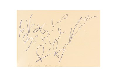 Lot 24 - From a Gentleman's Collection. Autograph Album Incl. Richard Beckinsale