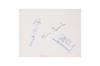 Lot 12 - From a Gentleman's Collection. Autograph Album Incl. Genesis