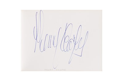 Lot 3 - From a Gentleman's Collection. Autograph Album Incl. Cary Grant