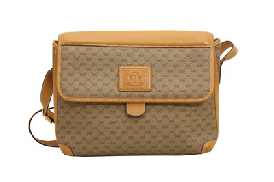 Lot 346 - Gucci Tan Monogram Crossbody Bag