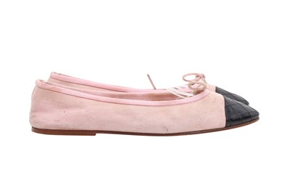 Lot 31 - Chanel Pale Pink Ballet Flat - Size 38