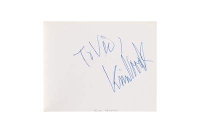 Lot 6 - From a Gentleman's Collection. Autograph Album Incl. David Bowie