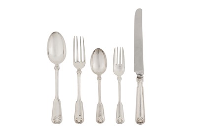 Lot 234 - An early 20th century American sterling silver table service of flatware / canteen, New York by Tiffany and Co