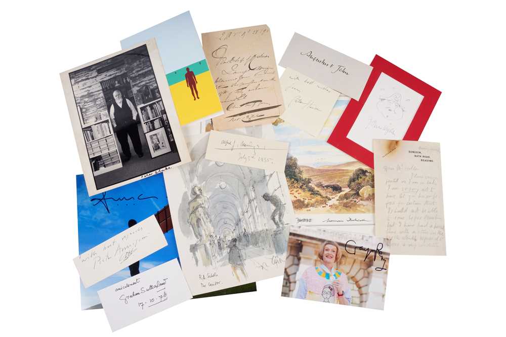 Lot 101 - Autograph Collection.- Artists