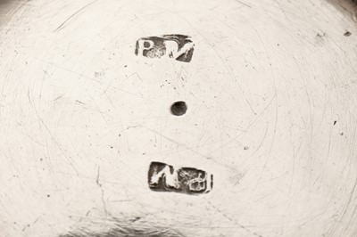 Lot 380 - A mid-18th century George III silver Channel Islands twin handled cup, Guernsey circa 1760 by Pierre Maingy (born c. 1718, active c.1755/1775)