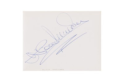 Lot 27 - From a Gentleman's Collection. Autograph Album Incl. Sylvester Stallone