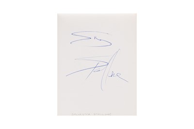 Lot 27 - From a Gentleman's Collection. Autograph Album Incl. Sylvester Stallone